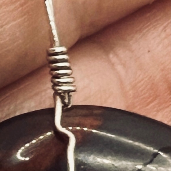 Vintage Zuni jasper with red coral gives the ability to fight for right, truth - Picture 4 of 6